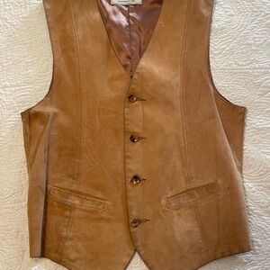 L.L. Bean Vintage 70”s Tan Suede Vest